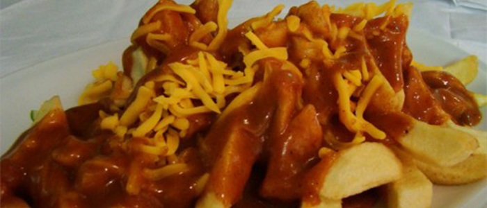 Chips, Cheese & Curry Sauce  Small 